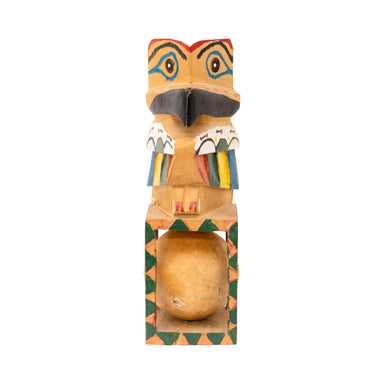 Muckleshoot (Coast Salish) Totem, Native, Carving, Totem Pole