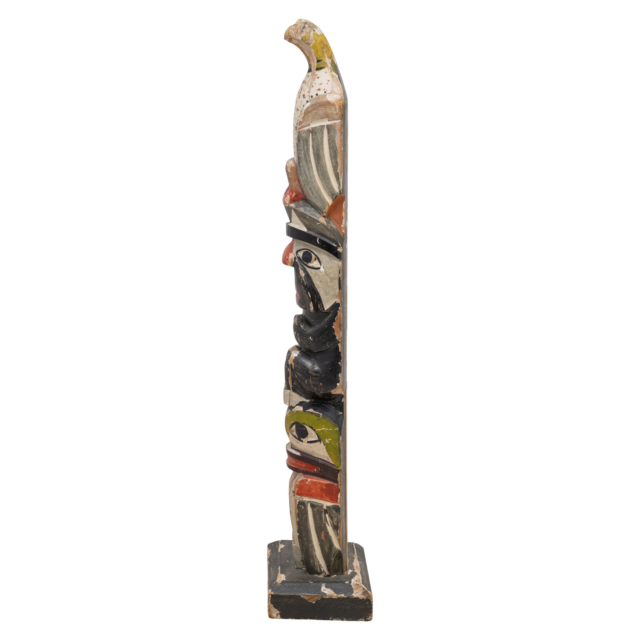 Nuu-chah-nulth 3-figure Totem by Jacob Louie