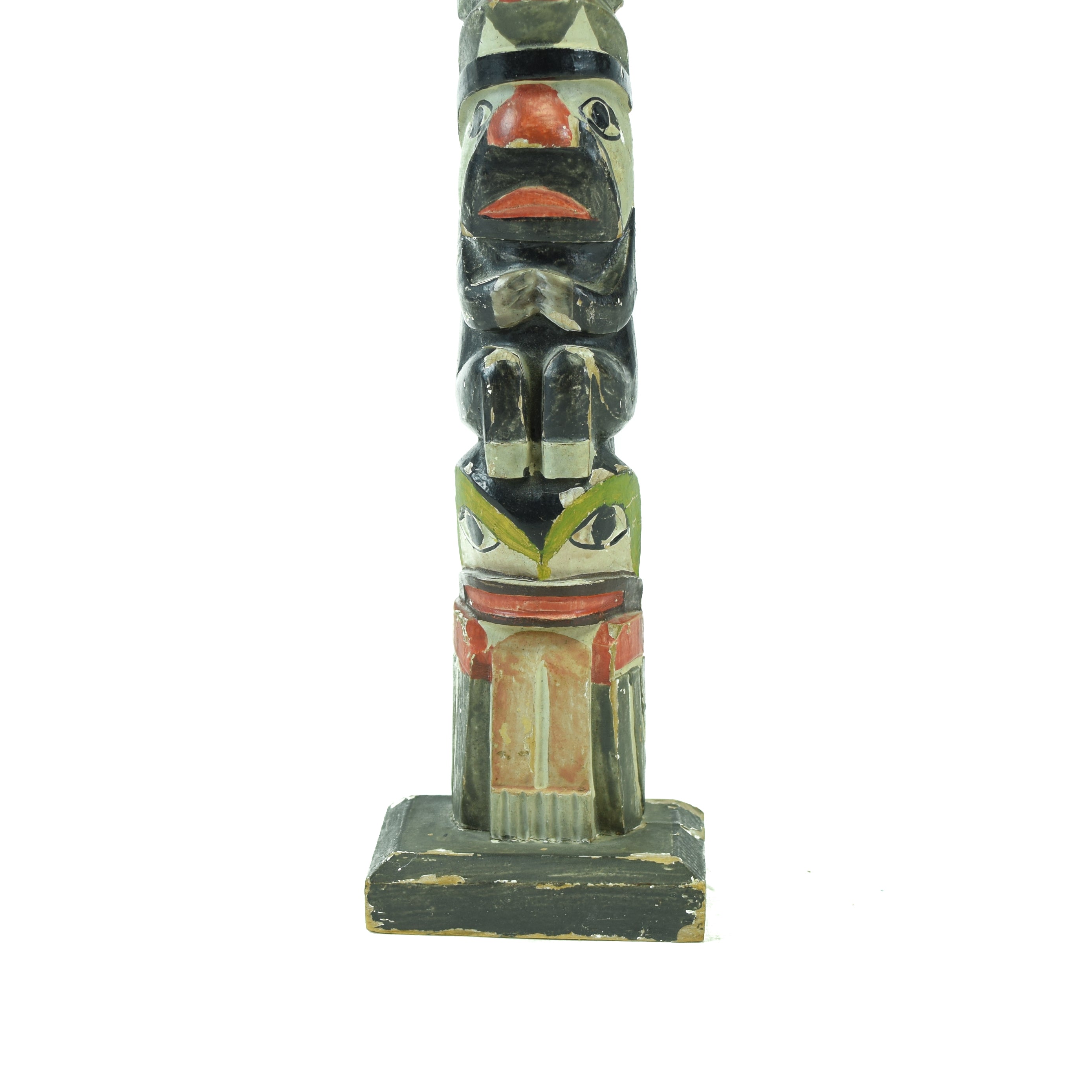 Nuu-chah-nulth 3-figure Totem by Jacob Louie