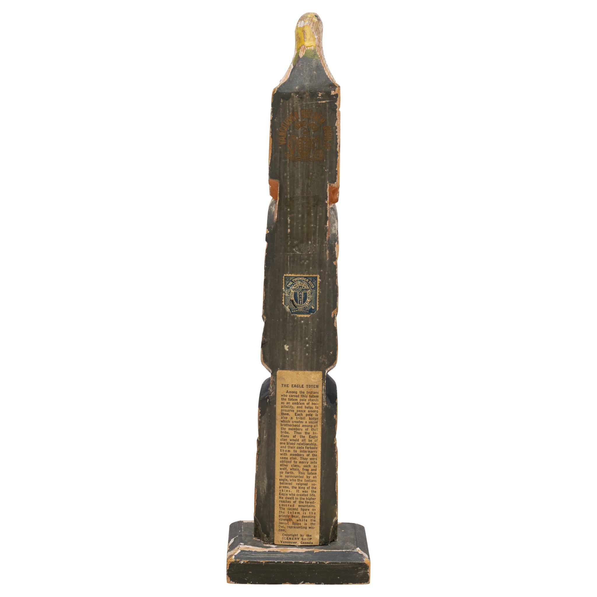 Nuu-chah-nulth 3-figure Totem by Jacob Louie