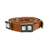 Turquoise & Coral Hat Band