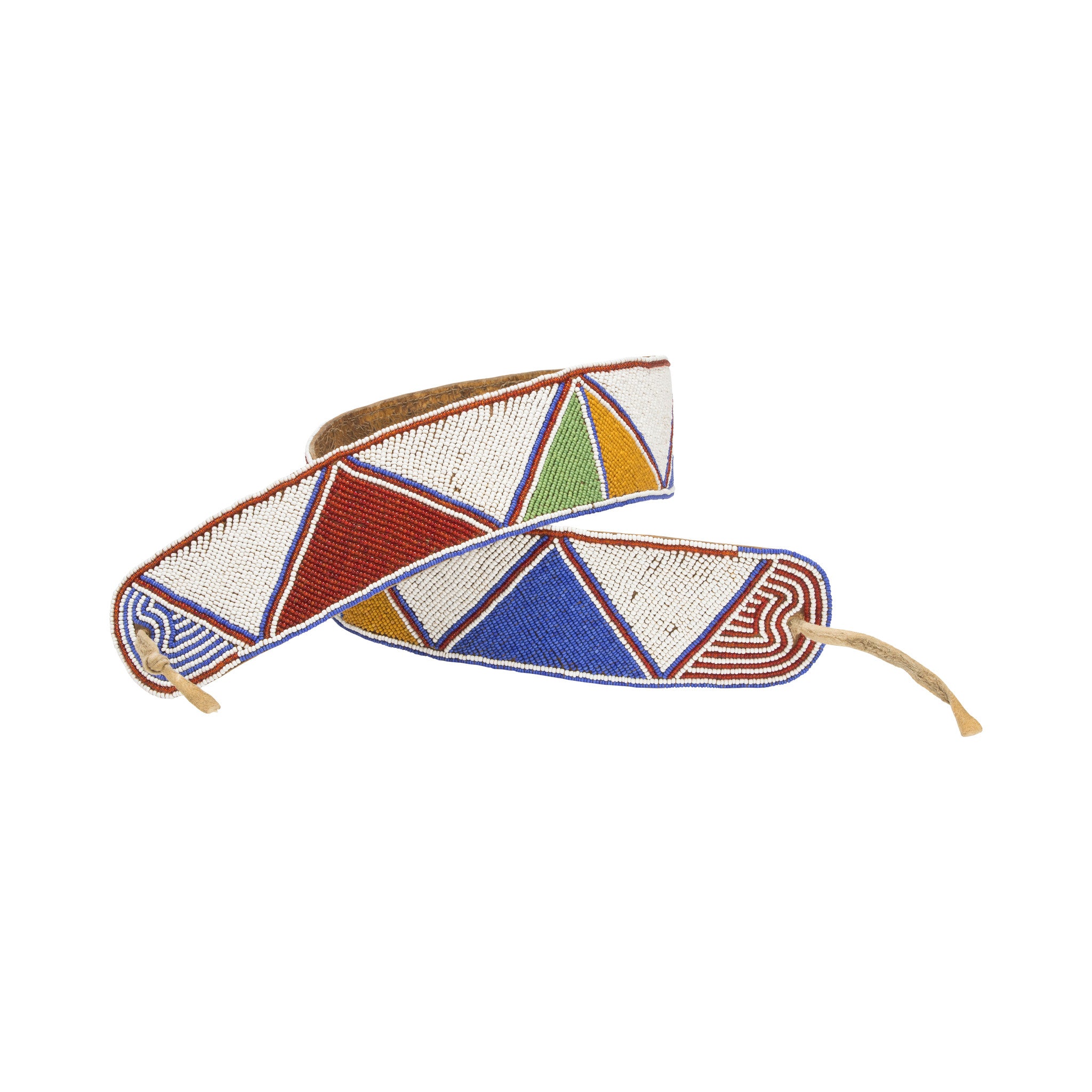 Plateau Beaded Belt, Native, Garment, Belt