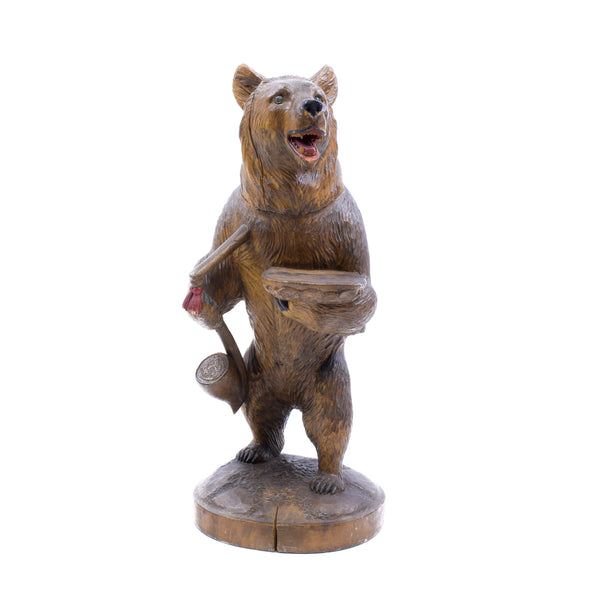 Standing Bear Humidor, Furnishings, Black Forest, Cigar Box