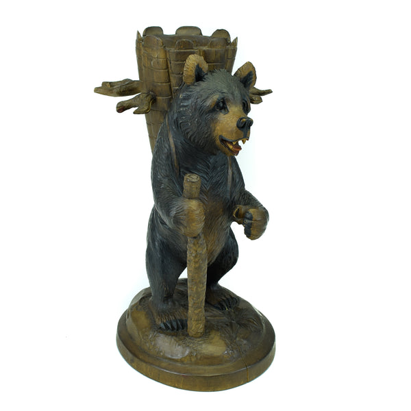 Walking Bear with Basket, Furnishings, Black Forest, Cigar Box