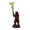 Bear Holding Glass Vase, Furnishings, Black Forest, Figure