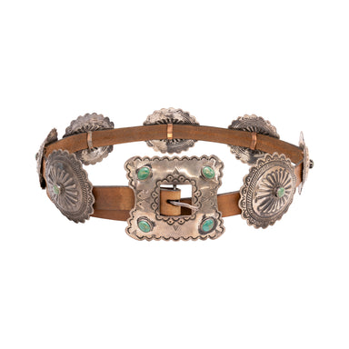Navajo Concho Belt, Jewelry, Belt, Native
