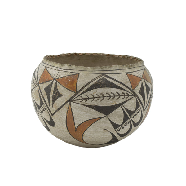 Laguna Bowl, Native, Pottery, Historic