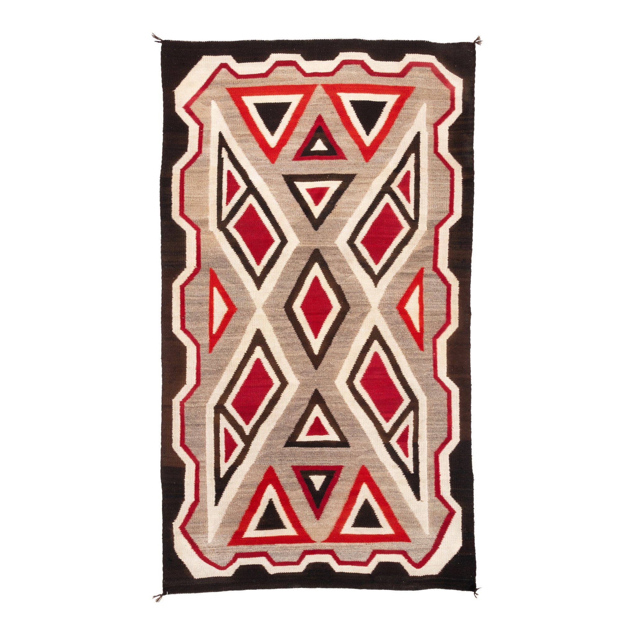 Navajo Ganado, Native, Weaving, Floor Rug