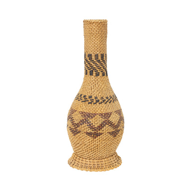 Hupa/Yurok Bottle Basket, Native, Basketry, Bottle Basket