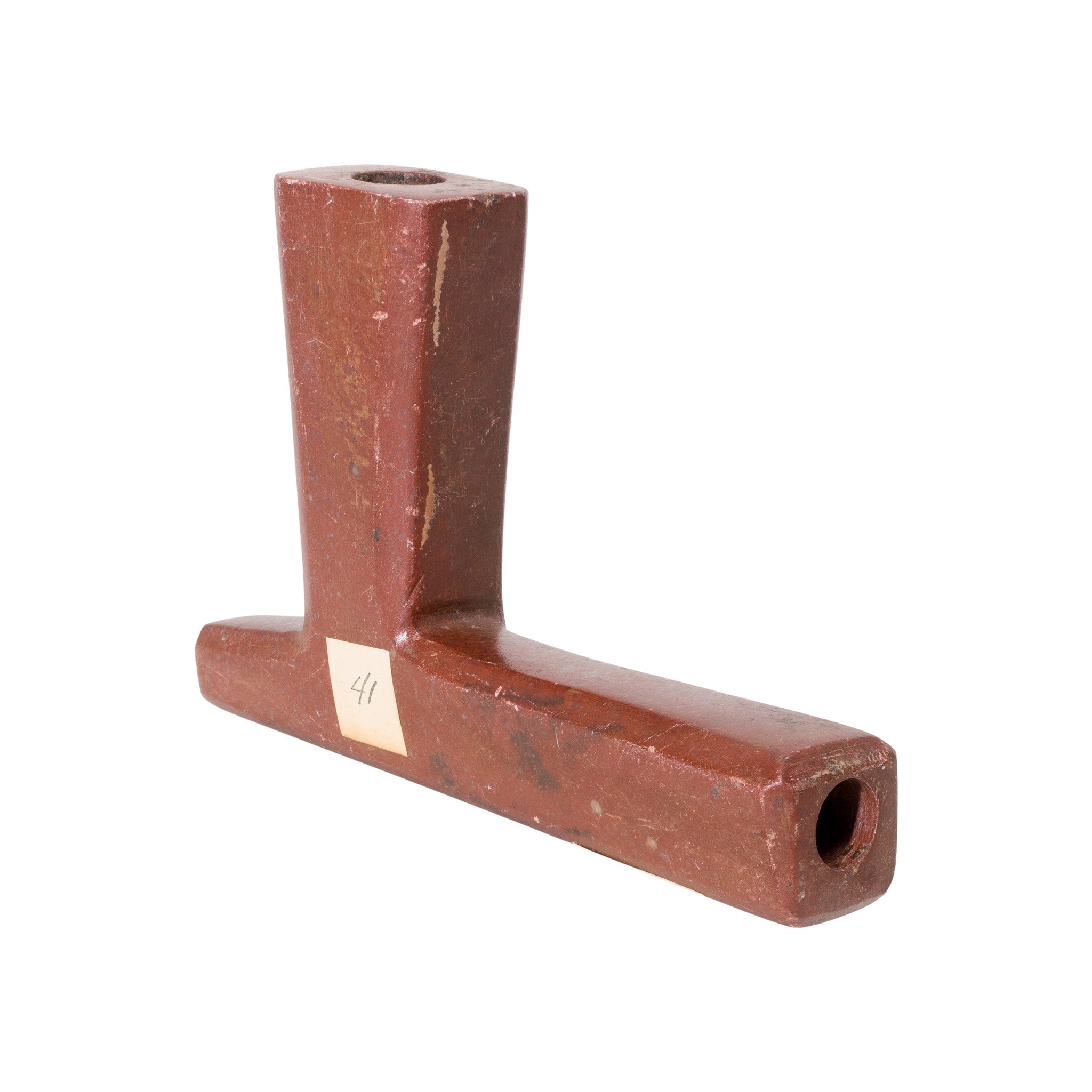 Sioux Catlinite T Pipe