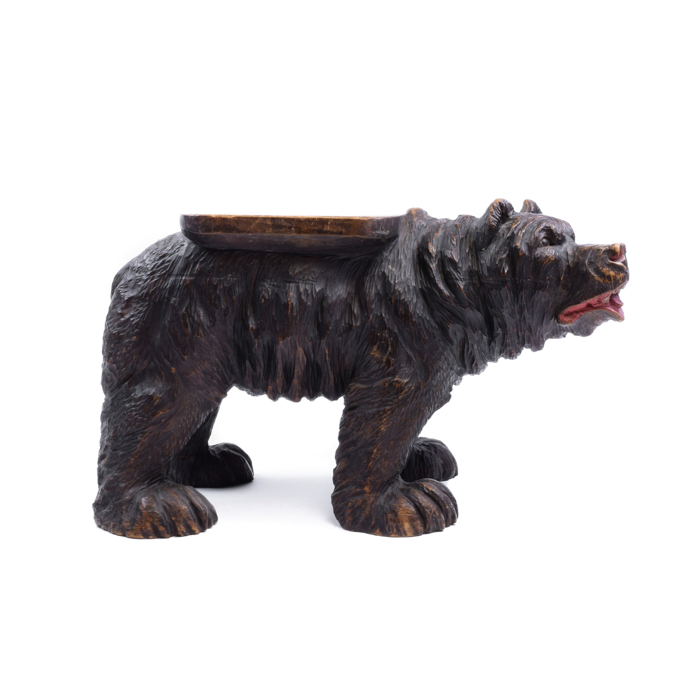 Walking Bear Stool, Furnishings, Black Forest, Bench