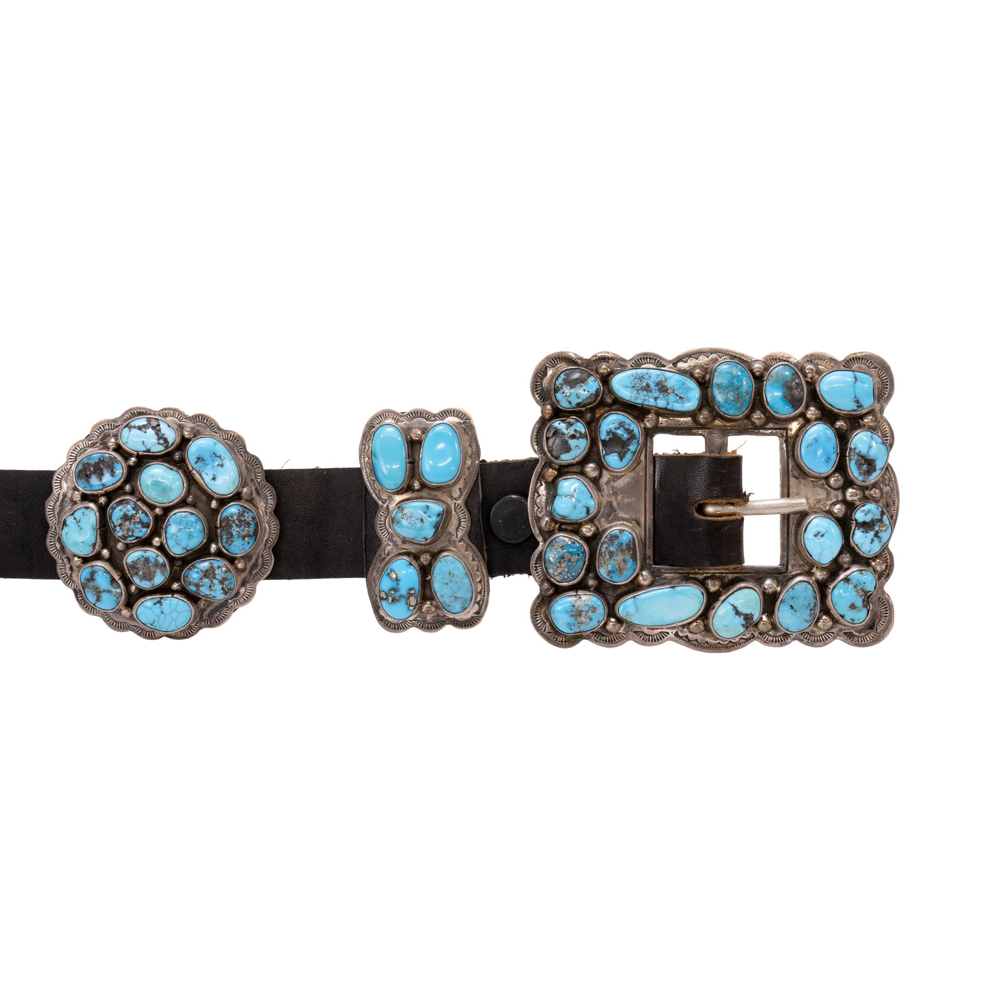Navajo Turquoise Concho Belt