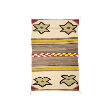 Navajo Crystal, Native, Weaving, Floor Rug