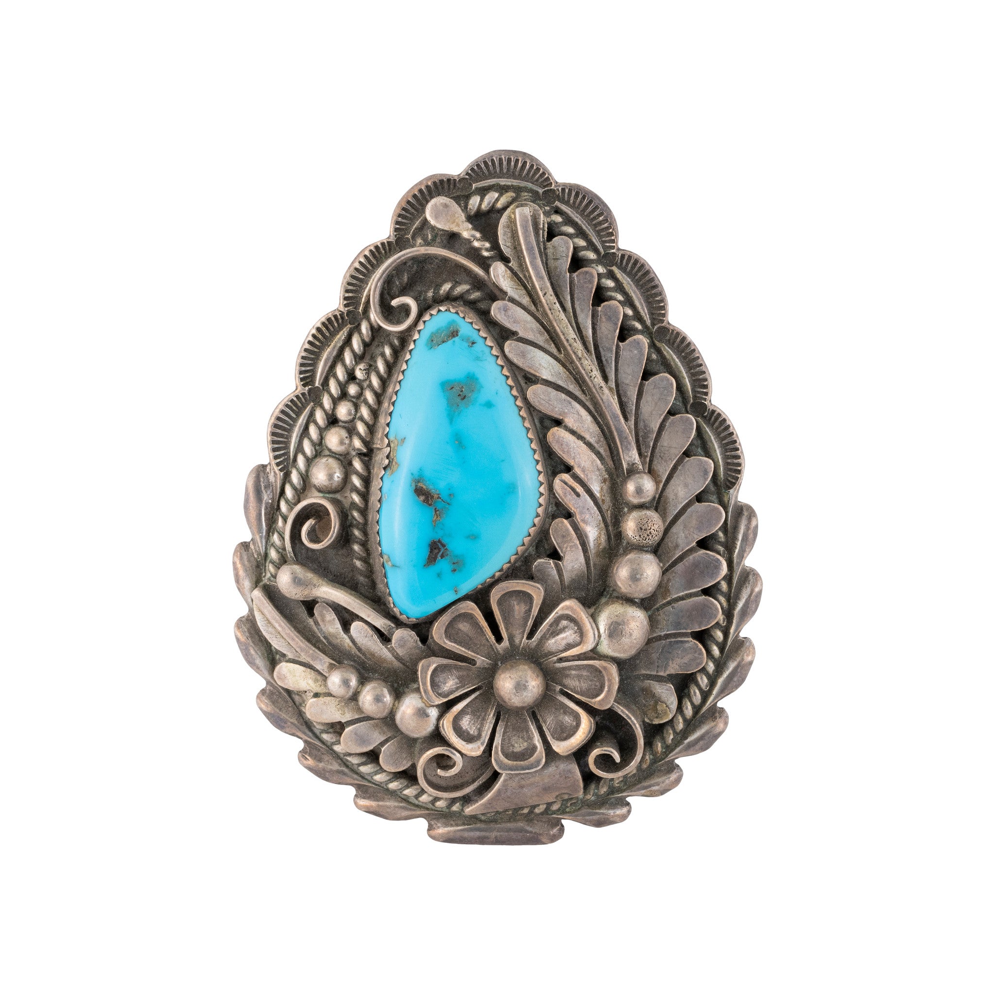 Navajo Turquoise Bracelet and Pendant Set