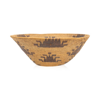 Pomo Basket, Native, Basketry, Vertical