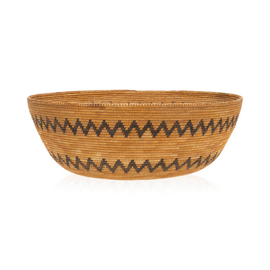 Mono Basketry Bowl, Native, Basketry, Vertical