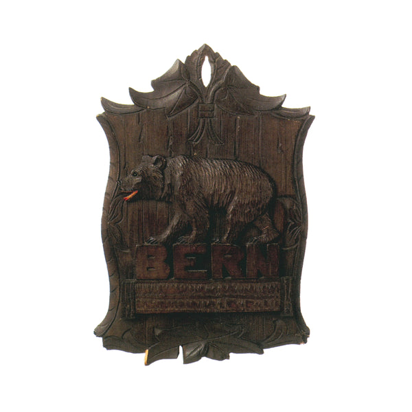 "Bern" Bear Letter Holder, Furnishings, Black Forest, Plaque