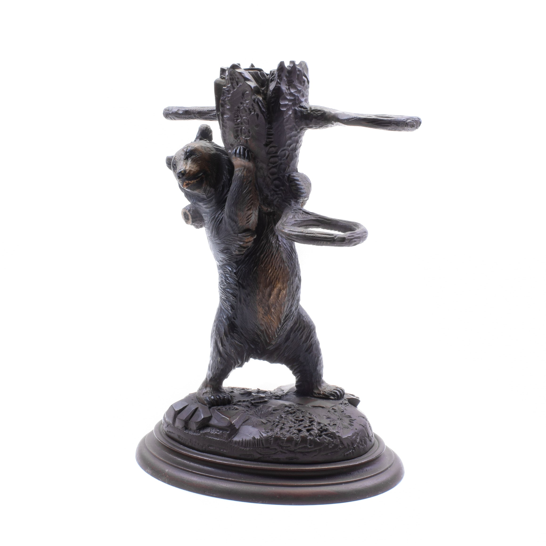 Standing Bear Pipe Holder