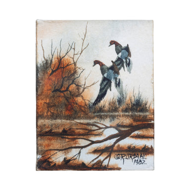 Canvasbacks by Ron Urdahl, Fine Art, Painting, Wildlife