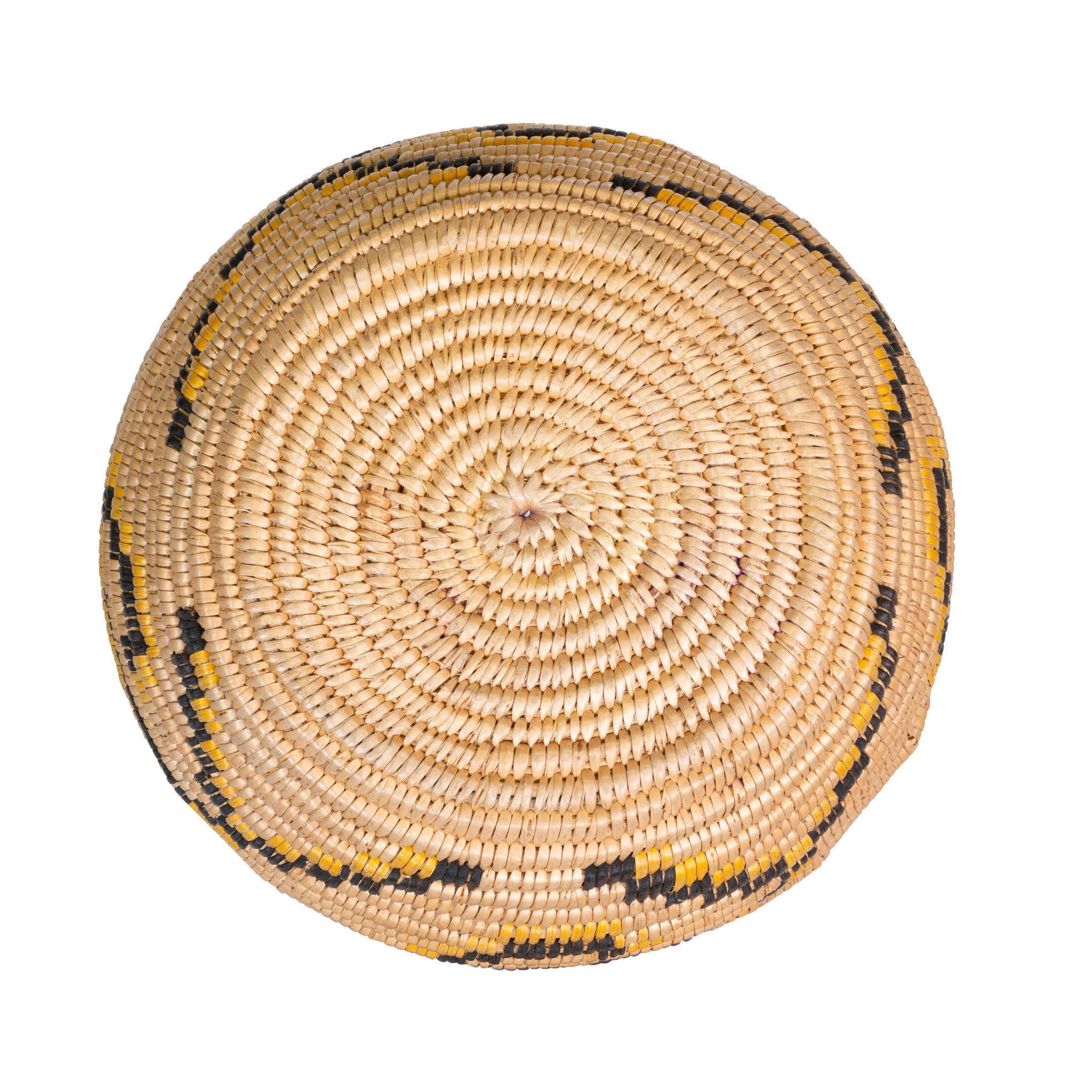 Mission Polychrome Basketry Jar