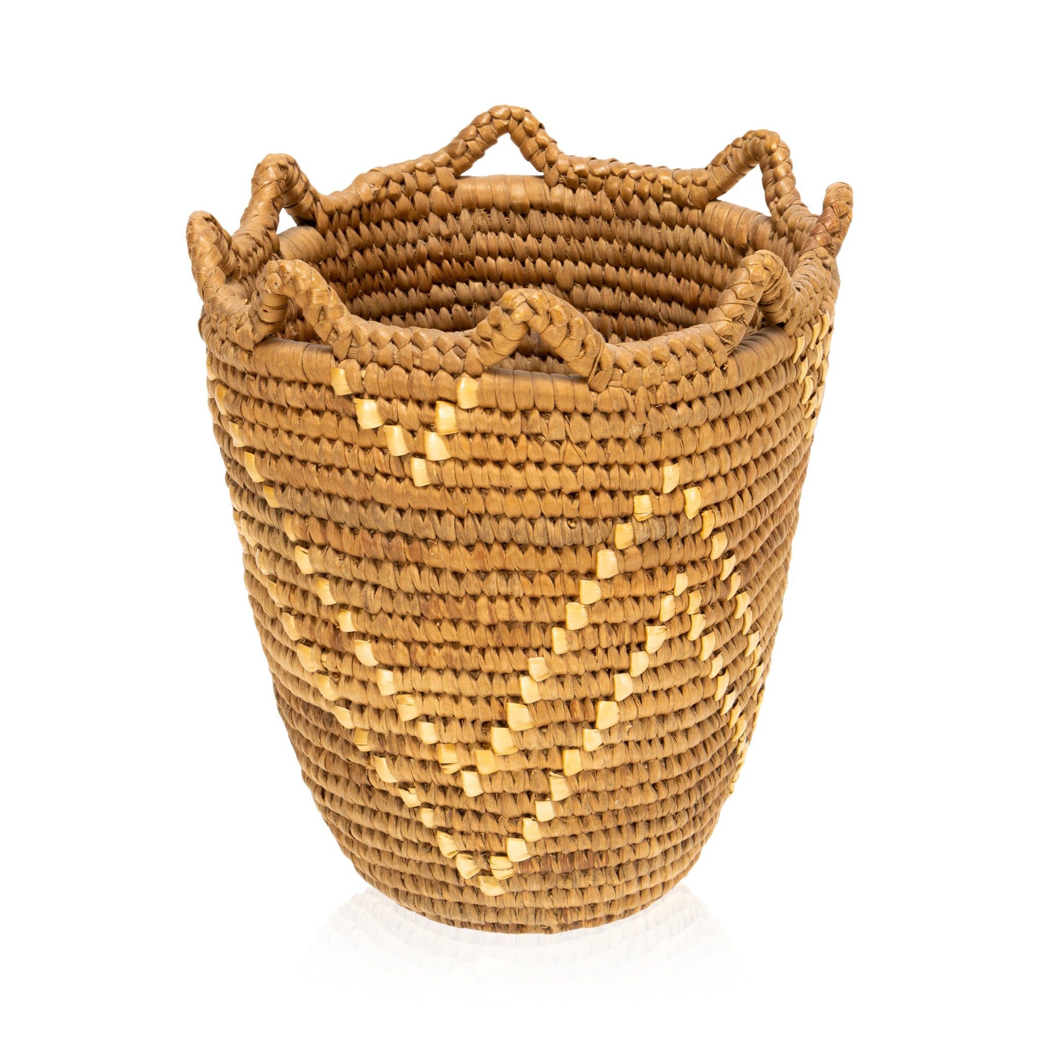 Early Klickitat Basket, Native, Basketry, Vertical