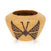 Panamint Pictorial Butterfly Basket, Native, Basketry, Vertical