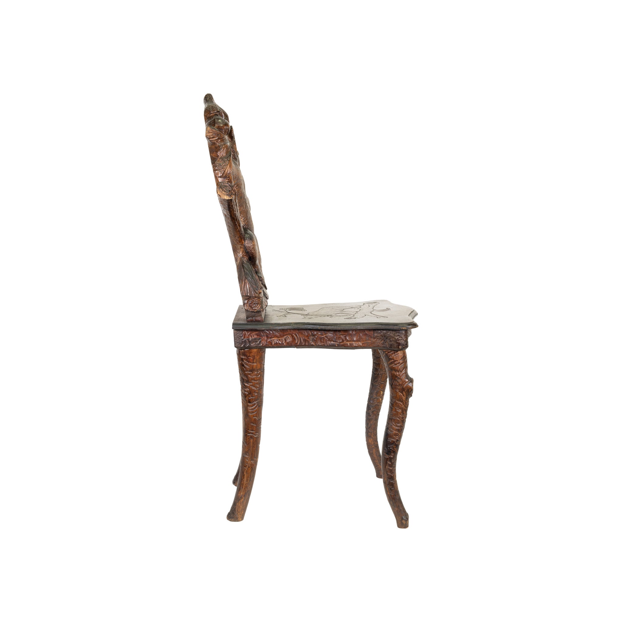 Black Forest Carved Bear Chair