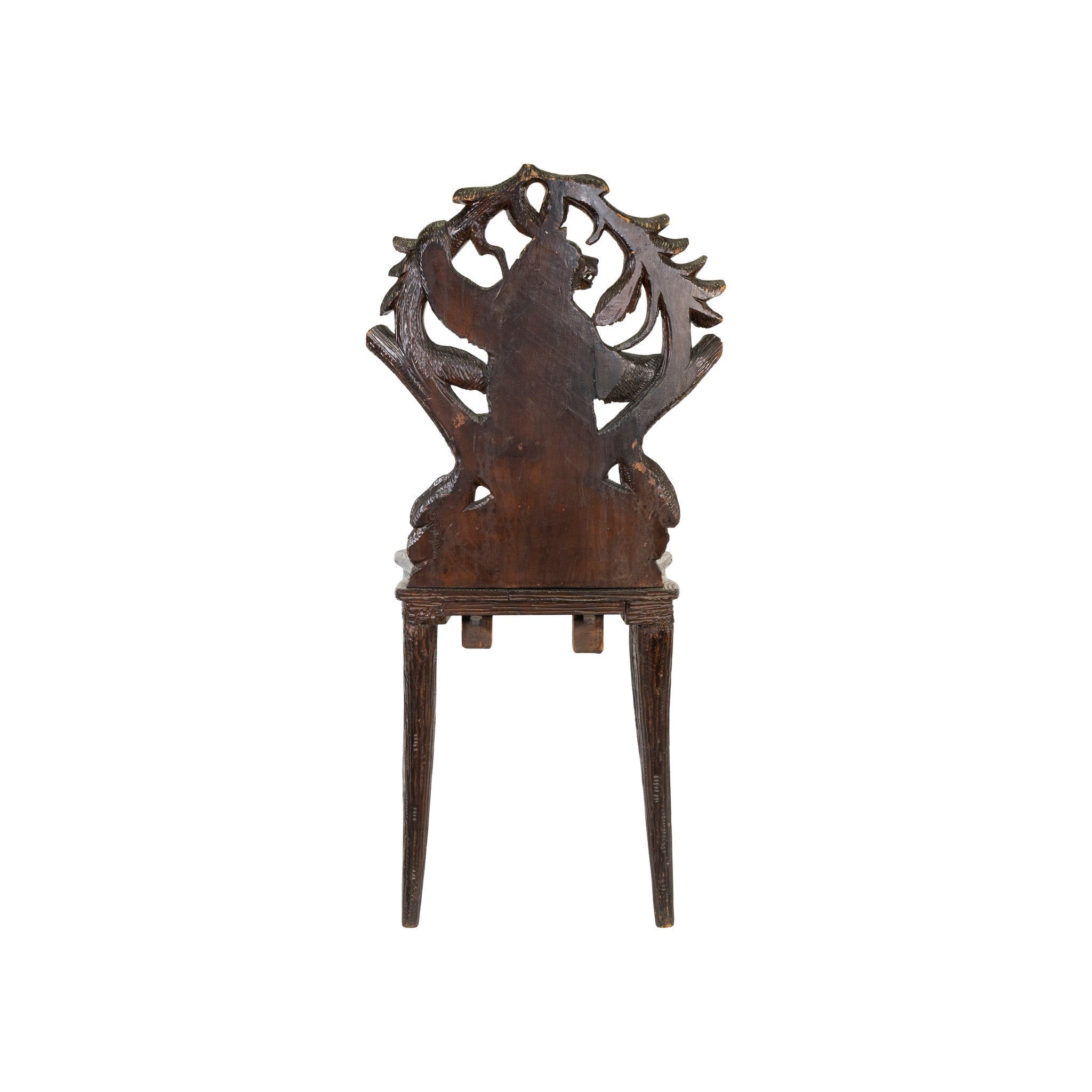 Black Forest Carved Bear Chair