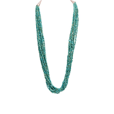 Ten-Strand Beade Turquoise Necklace, Jewelry, Necklace, Native
