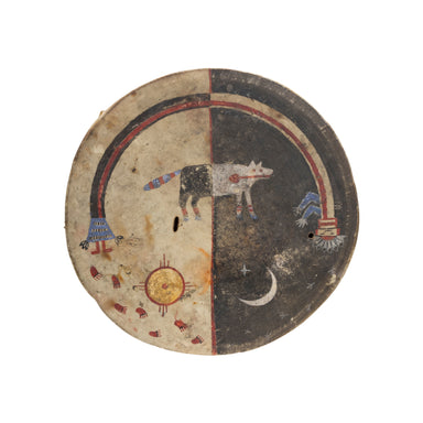 Navajo Pictorial Drum, Native, Music Instrument, Drum