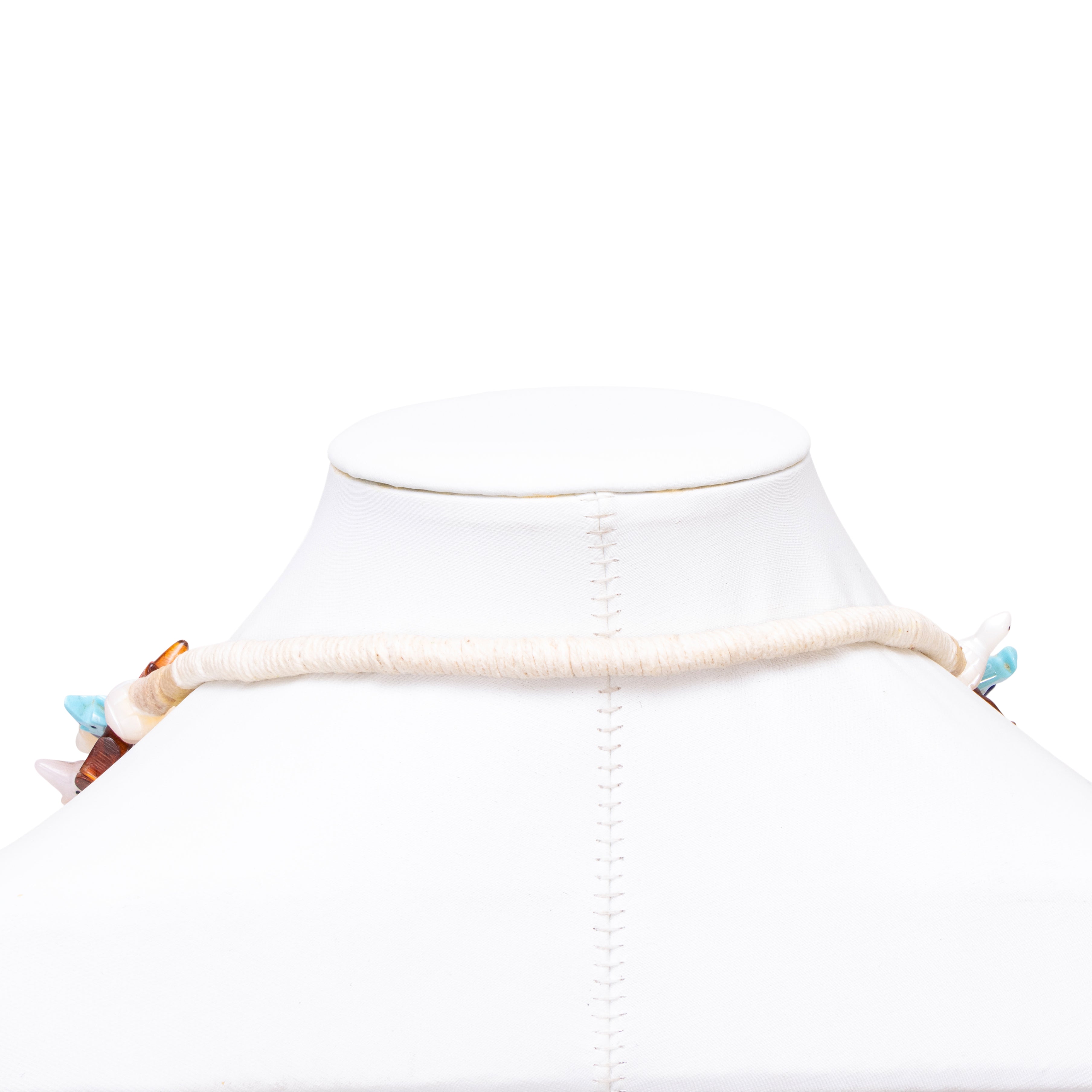 Multi-Stone Fetish Necklace