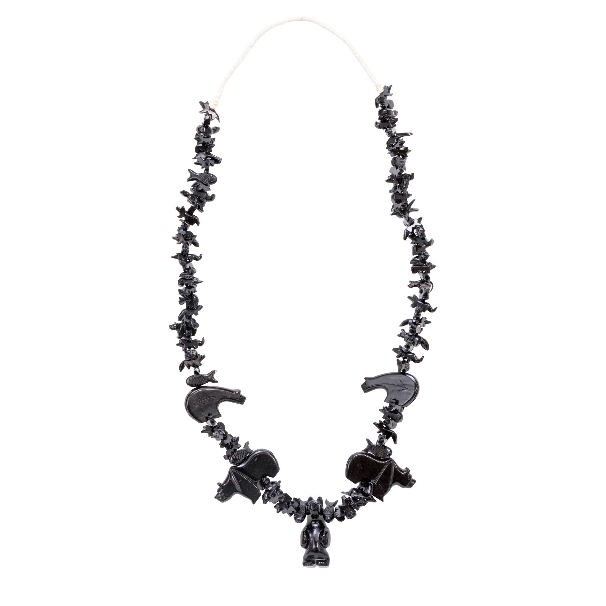 Jet Fetish Necklace, Jewelry, Necklace, Native