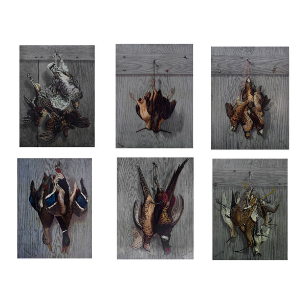 "Barn Door" Hanging Game Paintings by Ferdinand Gray, Fine Art, Painting, Sporting