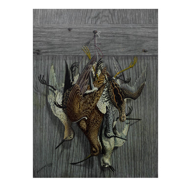 "Barn Door" Hanging Game Paintings by Ferdinand Gray, Fine Art, Painting, Sporting