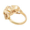 Gold Ring with Horse Head Diamond
