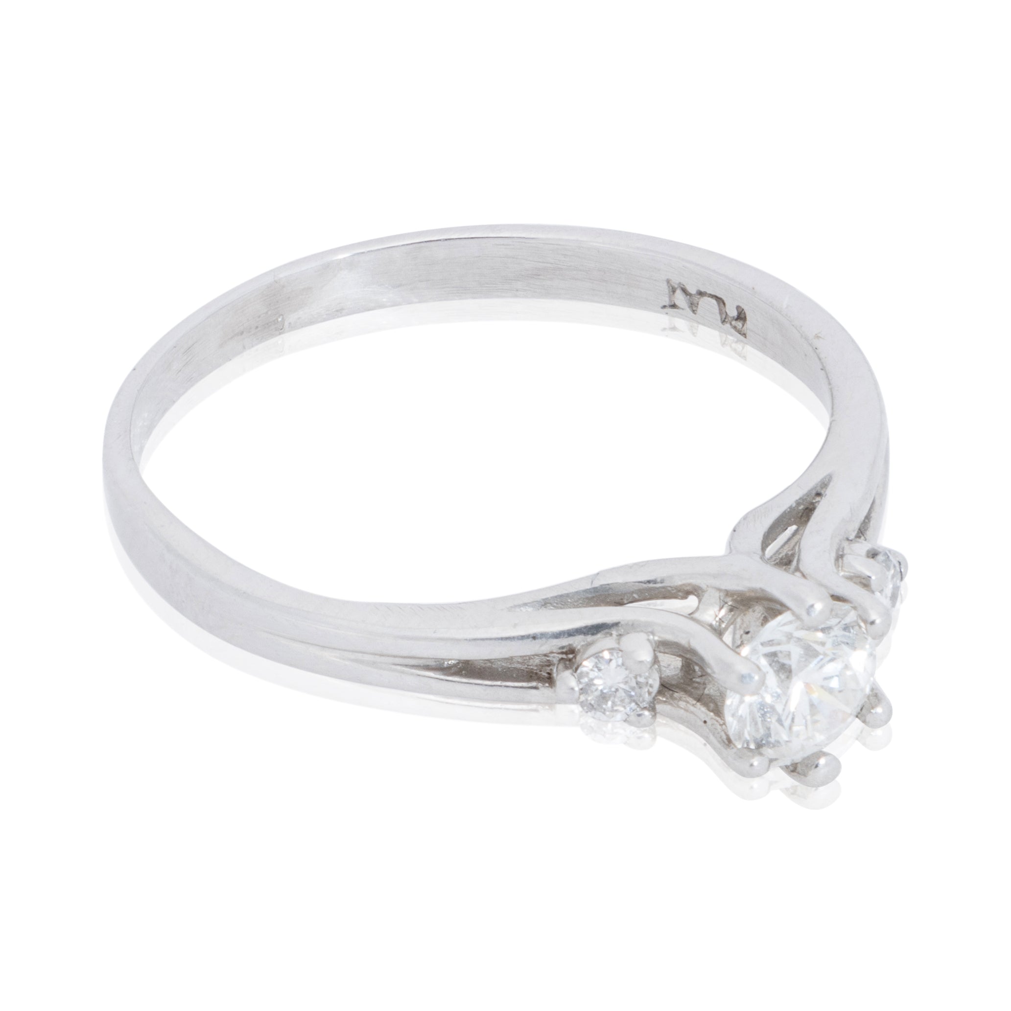 Platinum Diamond Ring, Jewelry, Ring, Estate