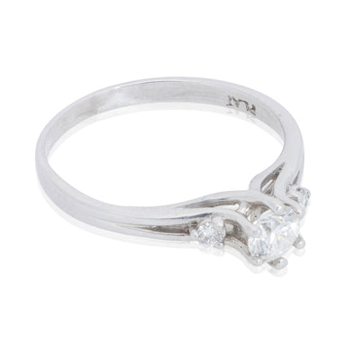 Platinum Diamond Ring, Jewelry, Ring, Estate