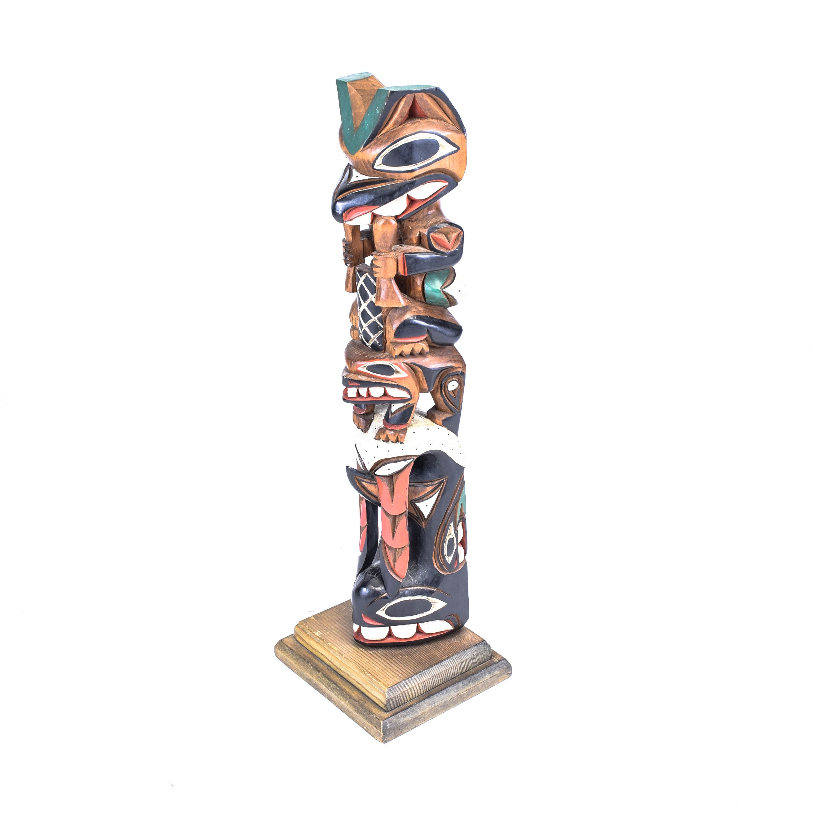 Ditidaht Model Totem by John T. Williams
