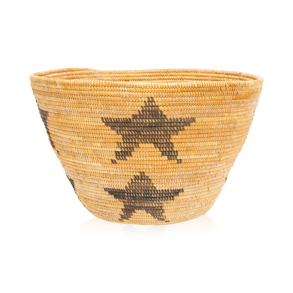 Yokut Basketry Bowl, Native, Basketry, Vertical