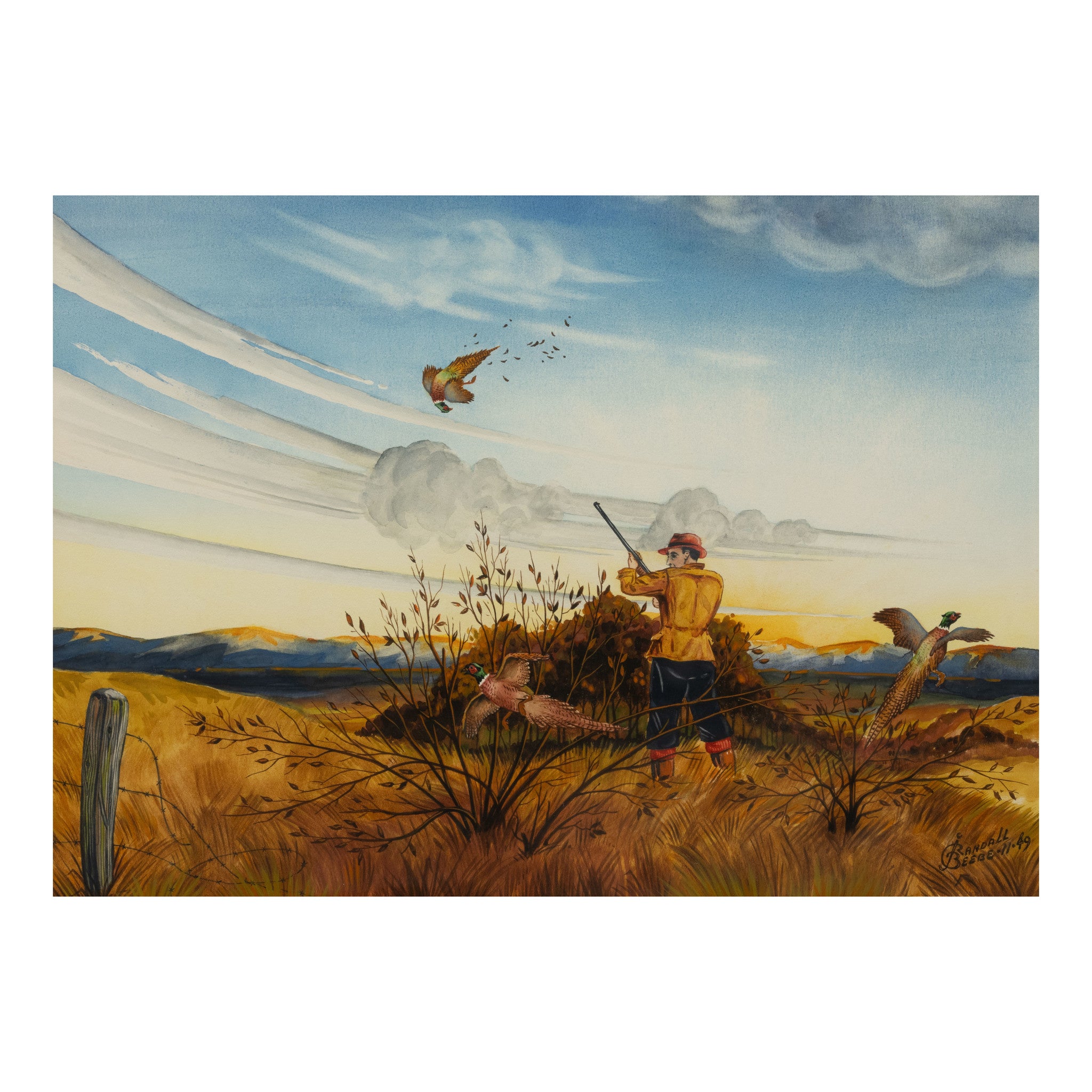 Rubies and Mallards by Randall Beebee, Fine Art, Painting, Wildlife