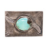 Navajo Carlan Turquoise Belt Buckle, Jewelry, Buckle, Native