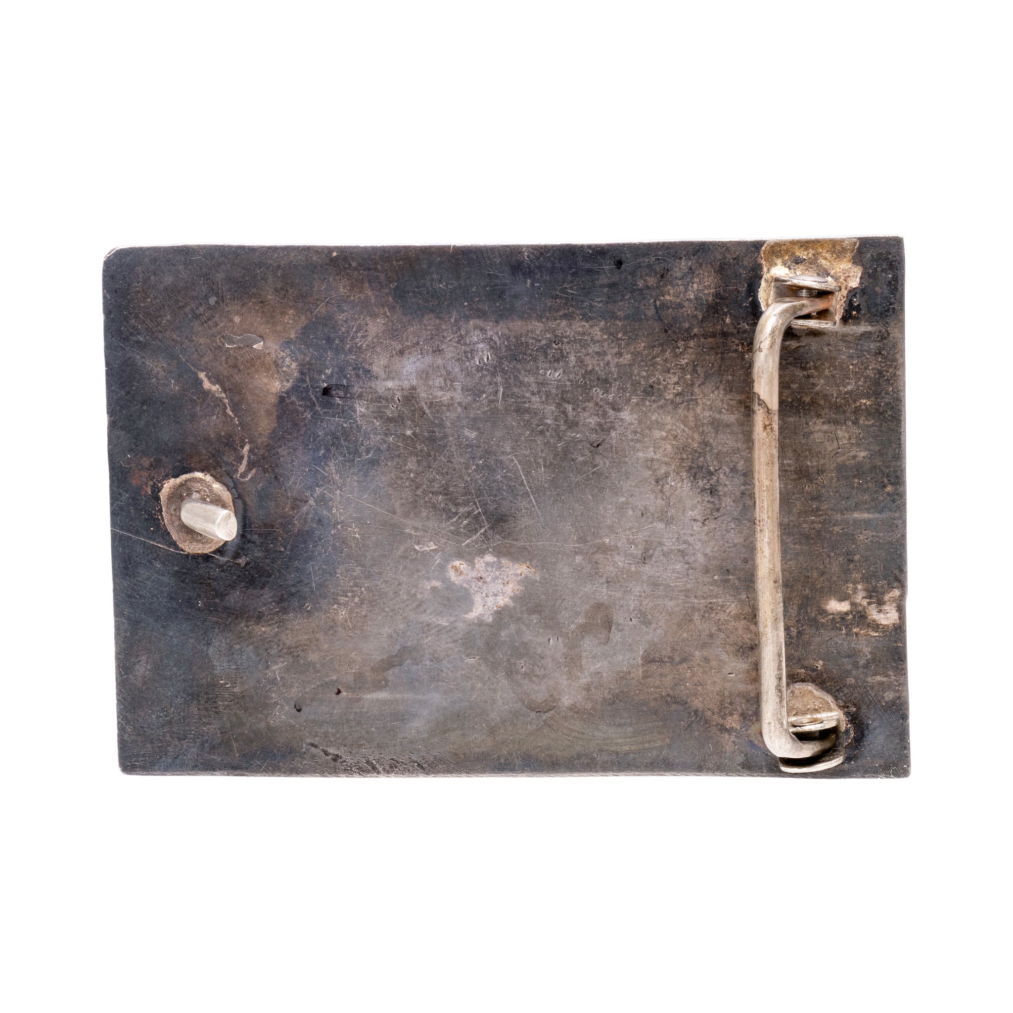 Navajo Carlan Turquoise Belt Buckle