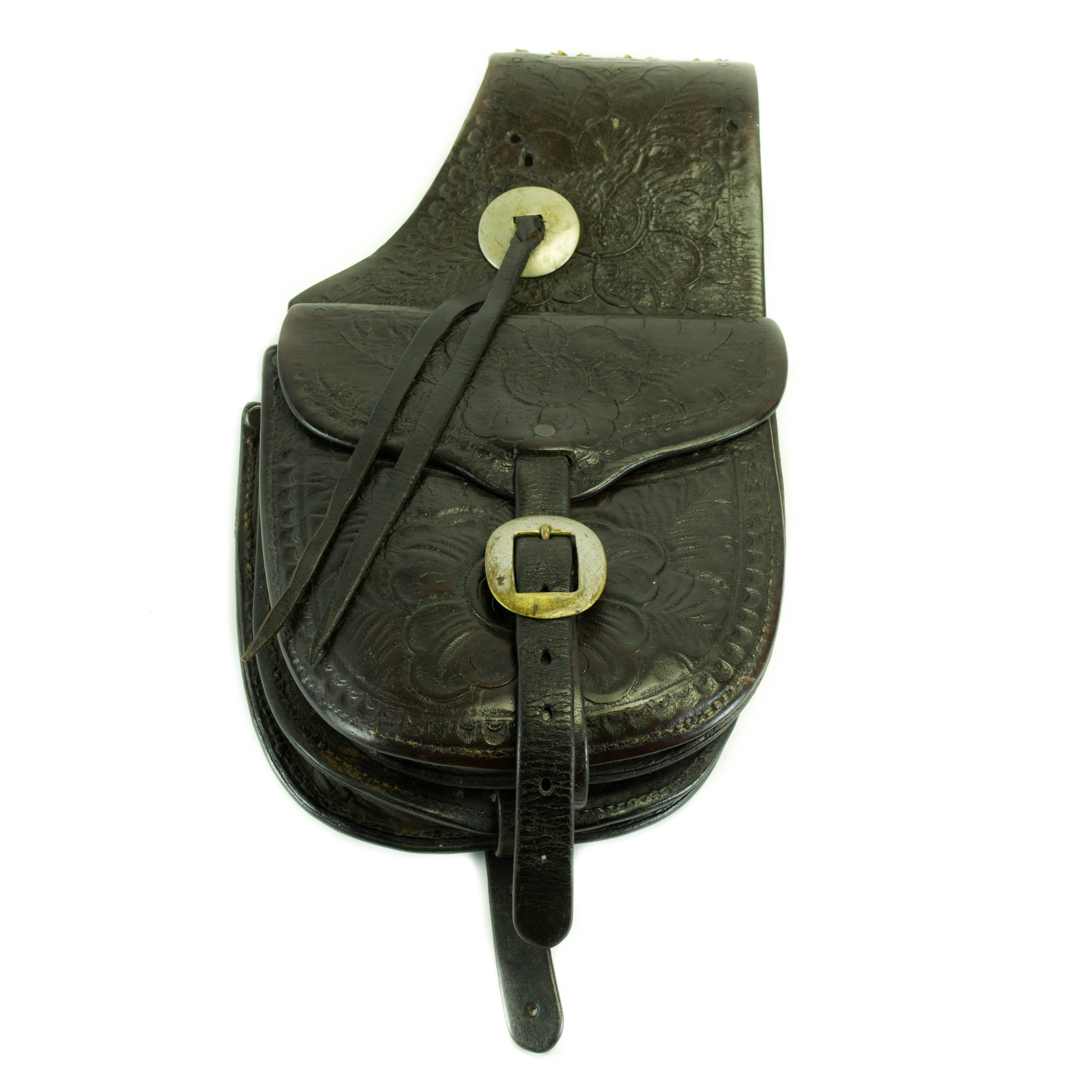 Hand Tooled Saddlebags