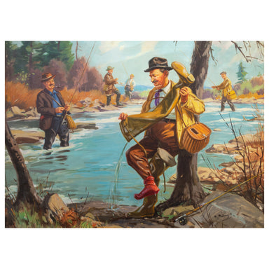 "A Soggy Inconvenience" by Henry Hintermeister, Fine Art, Painting, Sporting