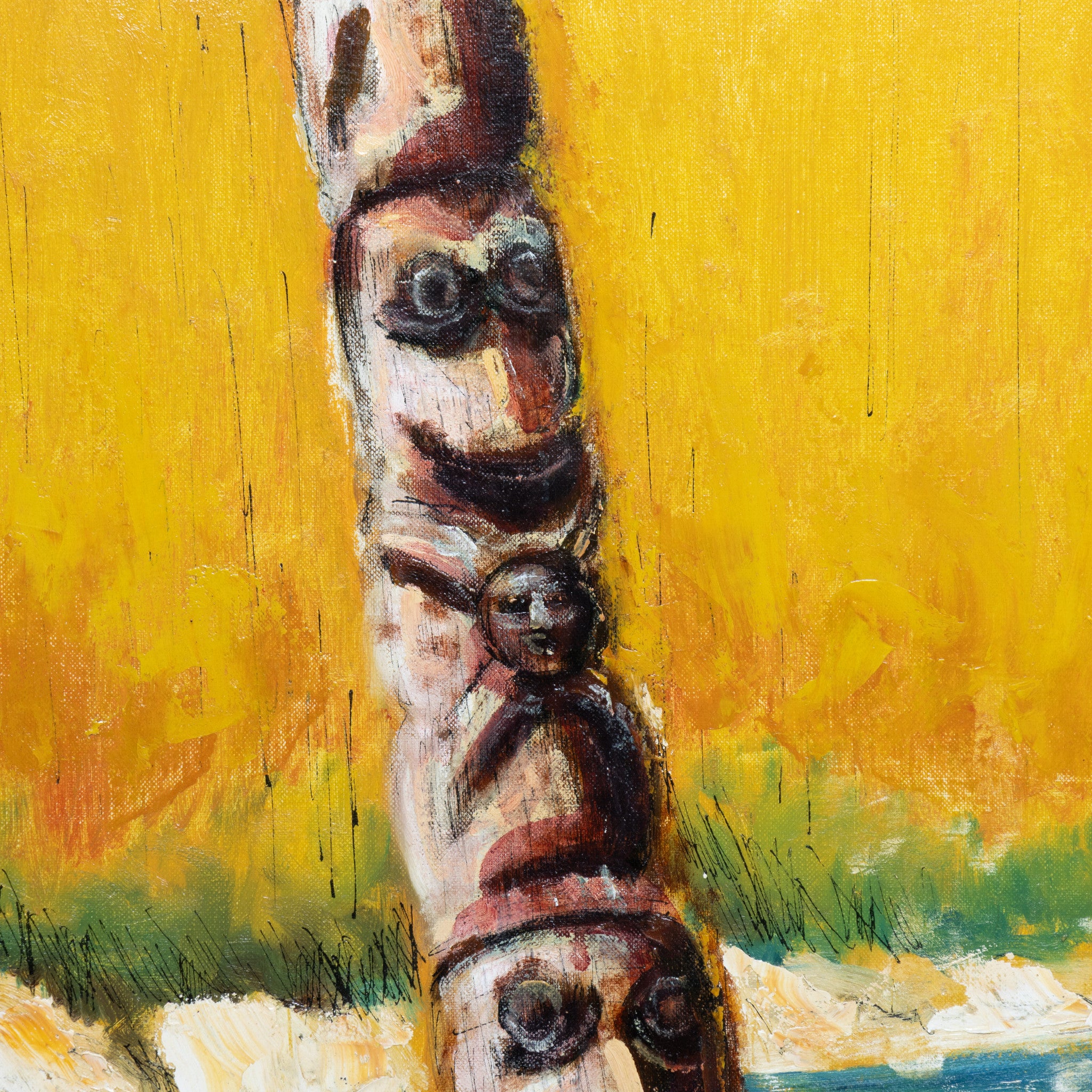 Eagle Person Totem Painting