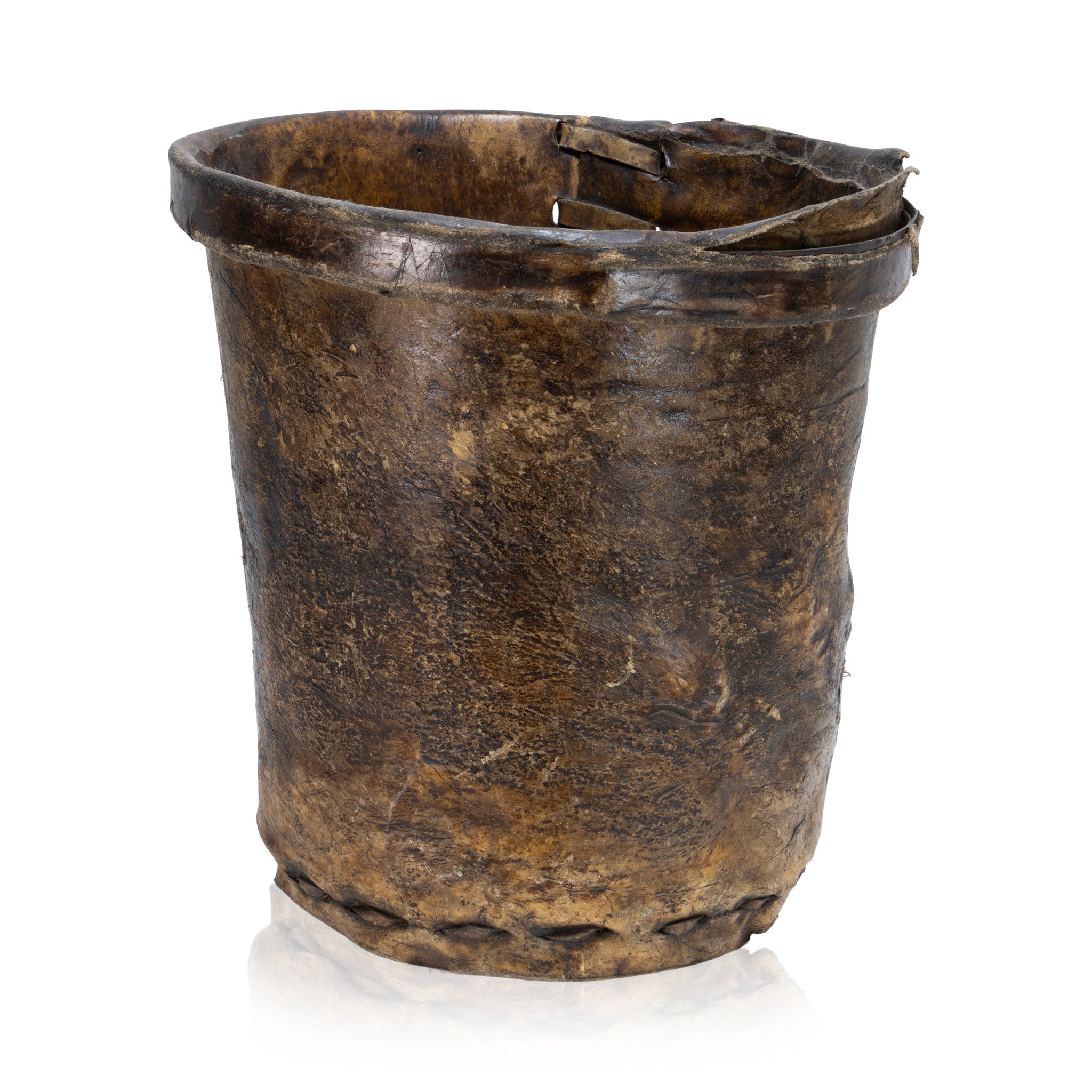 Buffalo Rawhide Canister, Furnishings, Decor, Other