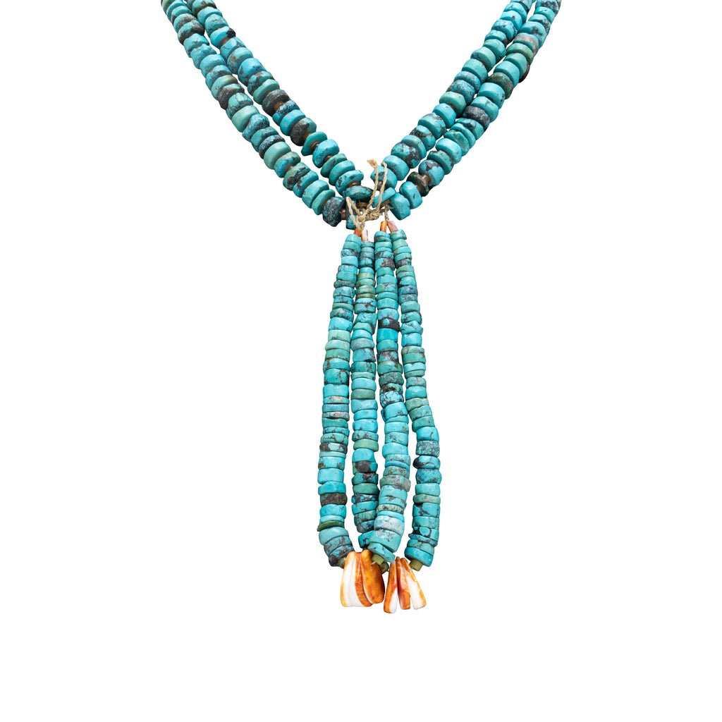Navajo Turquoise Loop Necklace - Main Image