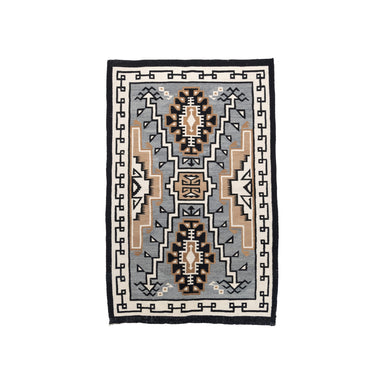 Navajo Two Grey Hills, Native, Weaving, Floor Rug