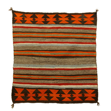 Navajo Single Saddle, Native, Weaving, Single Saddle Blanket