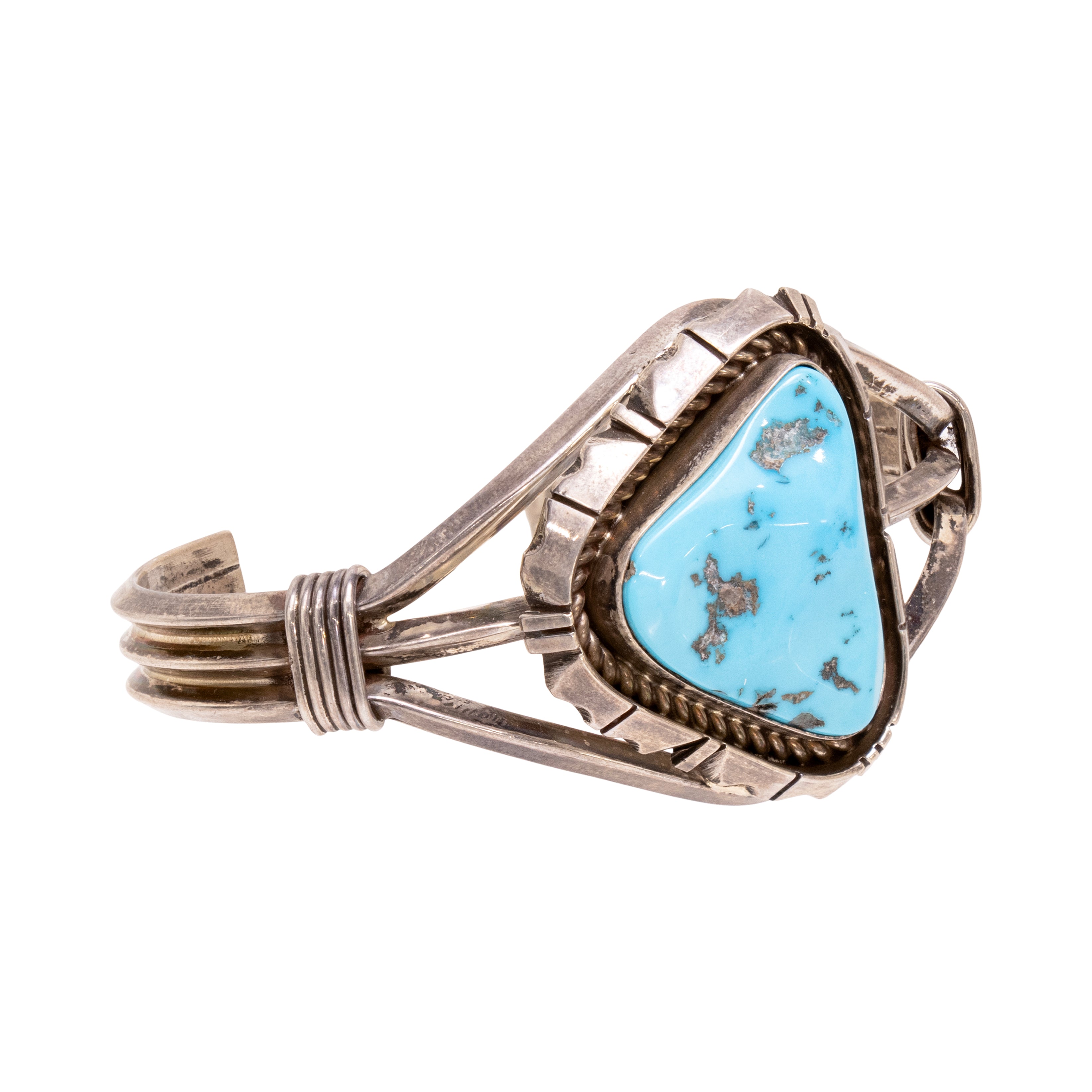 Navajo Cerrillos Turquoise Bracelet
